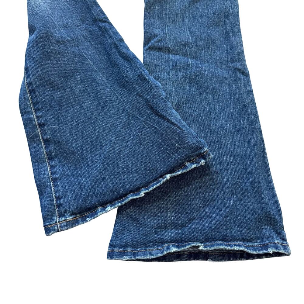 Juicy Couture Lunita Jeans Women’s 9/29 Flare Rhinestone “Juicy” Pocket Denim - Picture 7 of 7